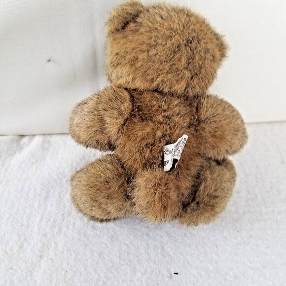 1985 Applause Raikes Bear Jamie 5453 Jointed Teddy Bear Wood Face & Feet vntg - Picture 3 of 10